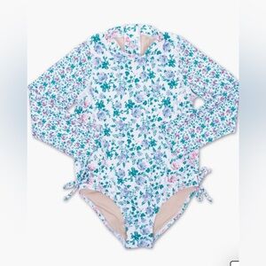 Kids Floral Long Sleeve Rashguard